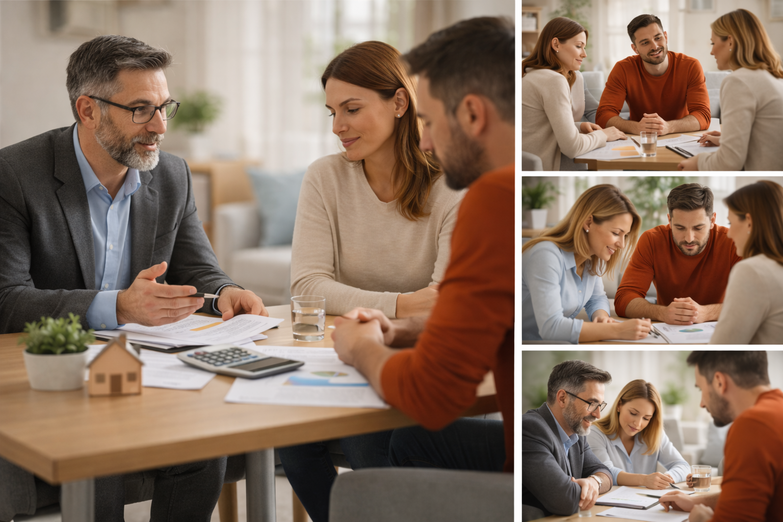 Illustration representing financial mediation services